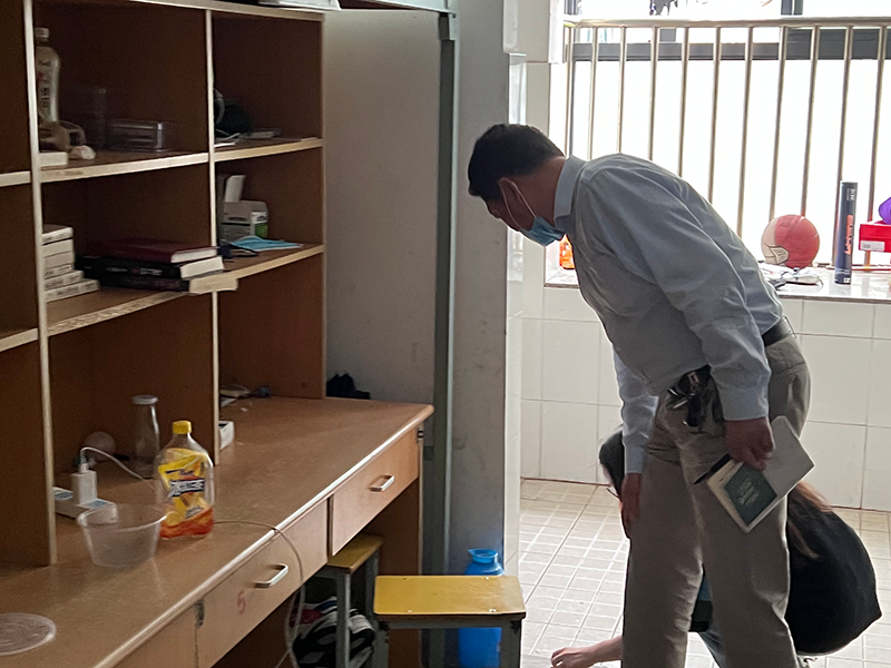 机电工程学院组织宿舍安全大检查