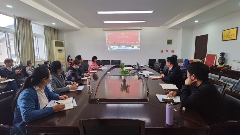 机电工程学院理论学习中心组（扩大）举行党的二十大精神专题学习会