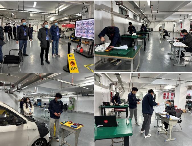 汽车工程学院1+X智能新能源汽车职业技能等级证书顺利开考