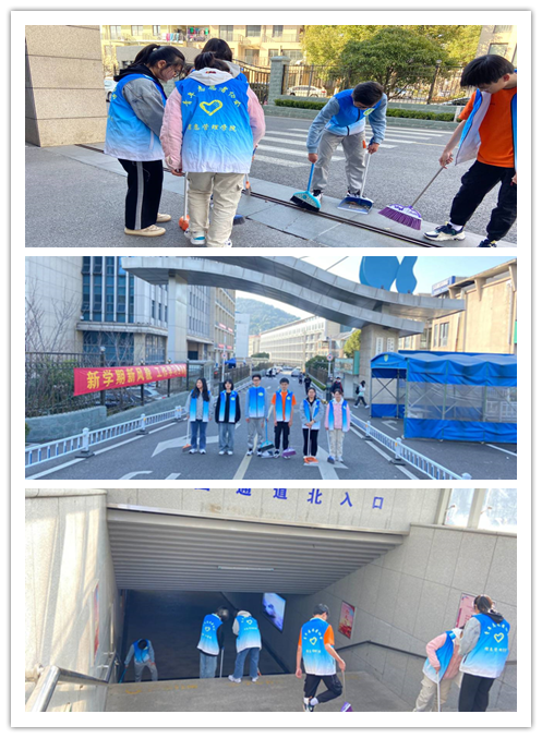 信息管理学院开展学雷锋志愿服务活动月之校园卫生清洁