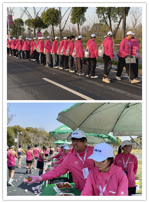 志愿微光汇聚锡马盛景 无私奉献辉映运动激情 ——信息管理学院白鸽青年志愿者协会护航2025无锡马拉松赛事