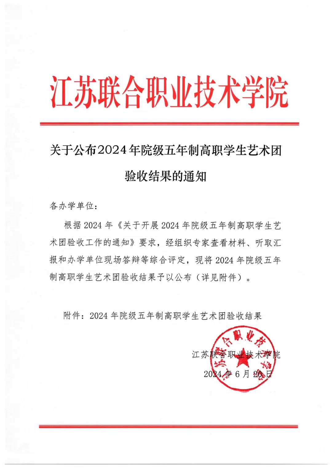 喜报 ——我校“锡小交”艺术团顺利通过江苏联合职业技术学院五年制高职学生艺术团验收