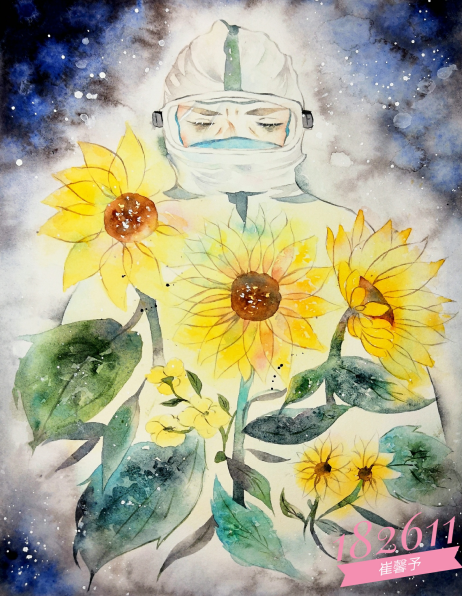 信息管理学院抗击疫情线上主题绘画展 圆满结束